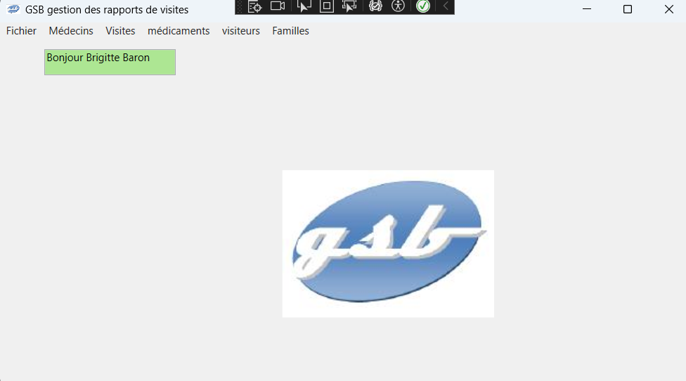 Page d'authentification